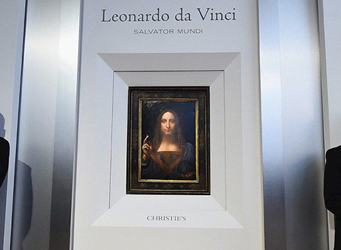 Imagen de ‘Salvator Mundi’, de Leonardo da Vinci, la obra más cara de la historia